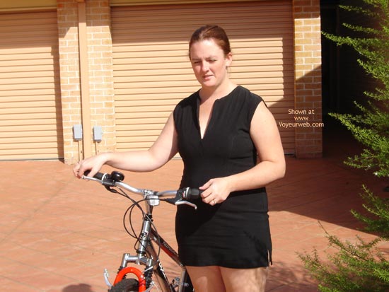 Pic #1Tigerette Out For A Bike Ride