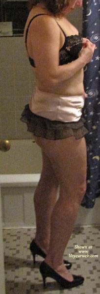 Pic #1 Wife in Lingerie Shelby Goes Pink