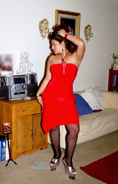Pic #1Amateur in Lingerie Danika Fishnet