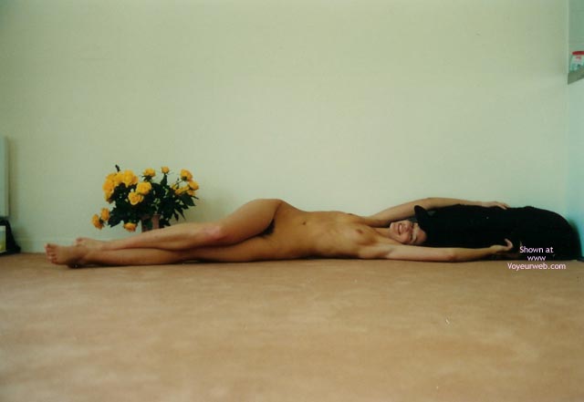 Lying On The Floor , Lying On The Floor, Naked On The Floor, Nude Decoration, Stretching On Floor
