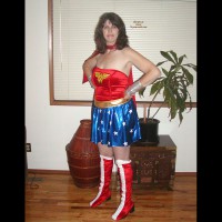 Topless Girlfriend Wonder Woman Exposed