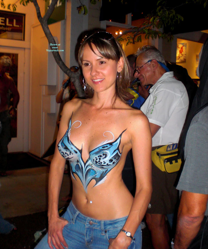 Pic #1Topless Me:&nbsp;Olga In Fantasy Fest 09