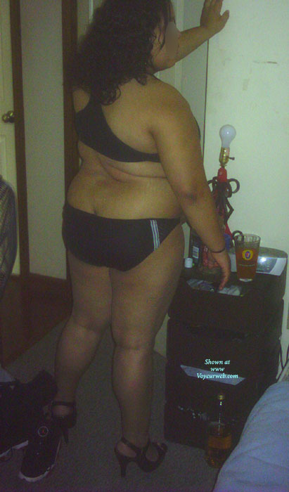 Pic #1 Nude Wife on heels NH My 21 Year Old Pregnant Latina Wife