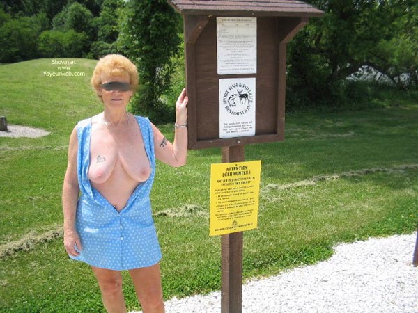 Pic #1Mature Grandmother Out And About 3