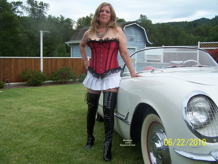 Pic #1Topless Wife's Friend:&nbsp;Showing Off Best Car And Friend