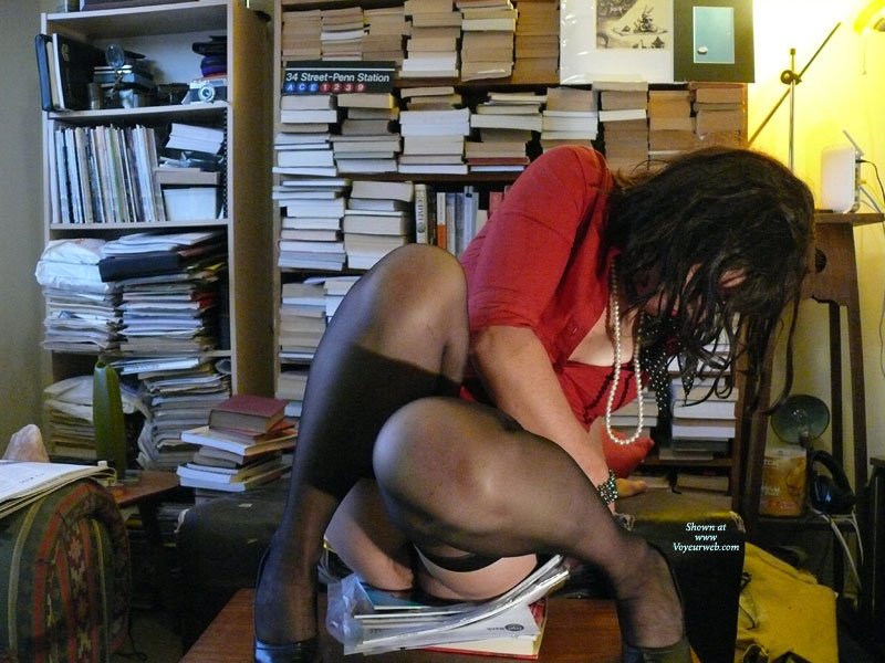 Pic #1Amateur in Lingerie  Saucy Librarian