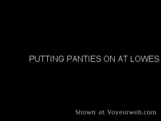 Pic #1Pantieless Wife:&nbsp;*RP Putting Panties On At Lowes