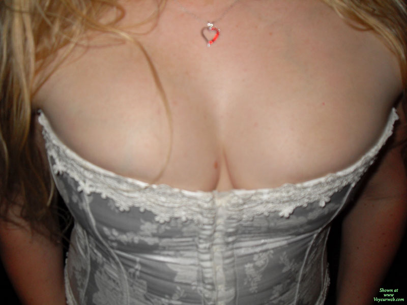 Pic #1Topless Girlfriend Angel In A Hot Corset