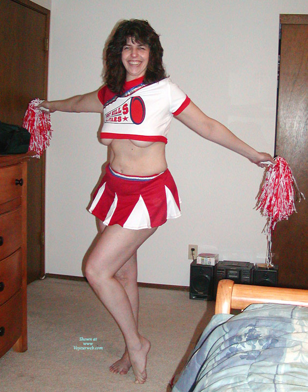 Pic #1Topless Girlfriend Cheerslut's Wet Panties