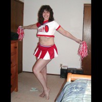 Pic #1Topless Girlfriend Cheerslut's Wet Panties