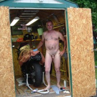 Pic #1M* Workin' On The Bike