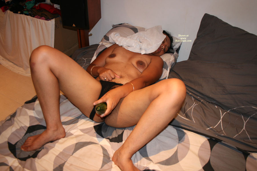 Pic #1Aynah With Her Big Cucumber