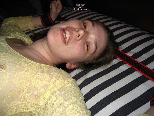 Pic #1Joy:Yellow Lace And Restraints 2
