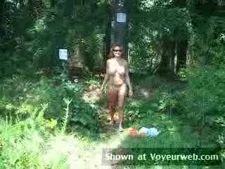 Pic #1Nude Wife:&nbsp;Ami Walking On The Railroad Tracks