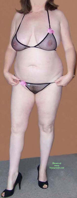 Pic #1Nude Wife on heels Redhead Wife