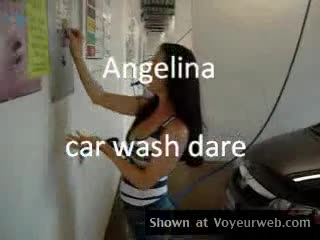 Pic #1My Video:&nbsp;Angelina Car Wash Dare