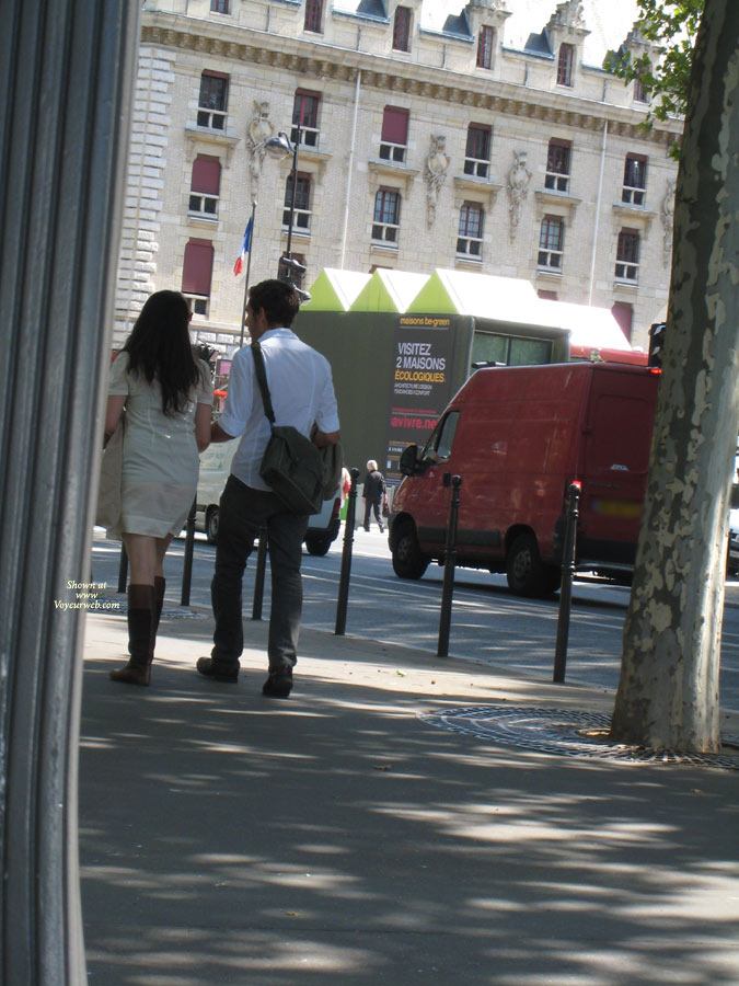Pic #1Street Voyeur:&nbsp;See Through Skirt In Paris