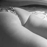 Pic #1Nude Wife Vanessa Black and White