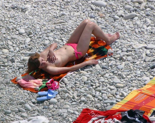 Pic #1Big tits on nude beach