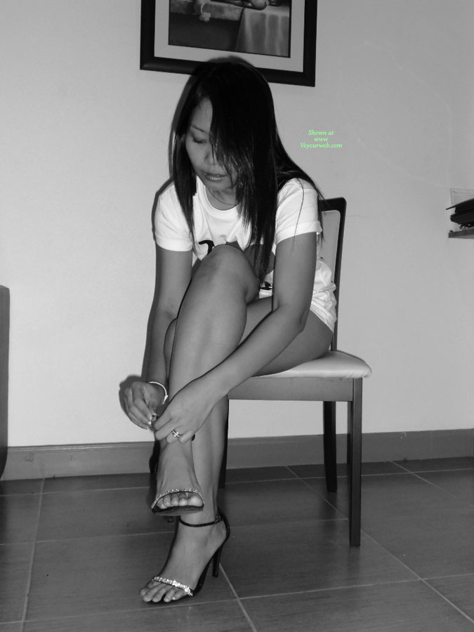 Pic #1Pantieless Amateur Hot Asian Wife First Time For You