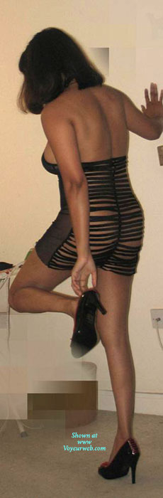 Pic #1 Wife seethrough Slutwife Getting Ready