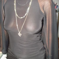 Pic #1 Wife seethrough Wifes New Top