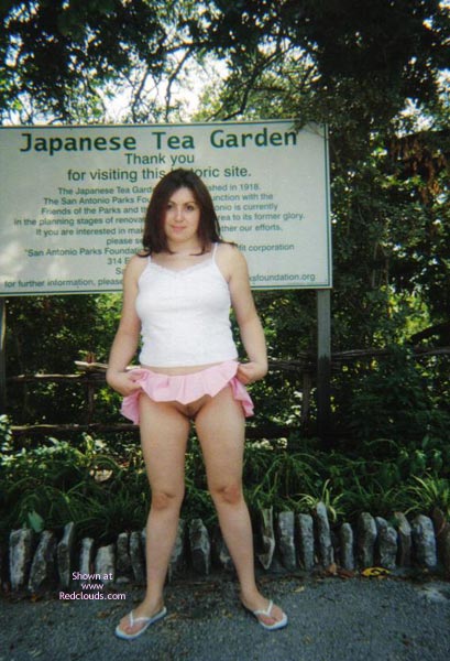 Pic #122year  Old  Wife  In  Microskirt  In  Public