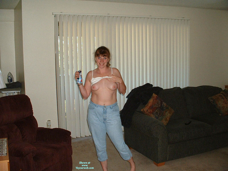 Pic #1 Nude Friend Relaxing On The Sofa