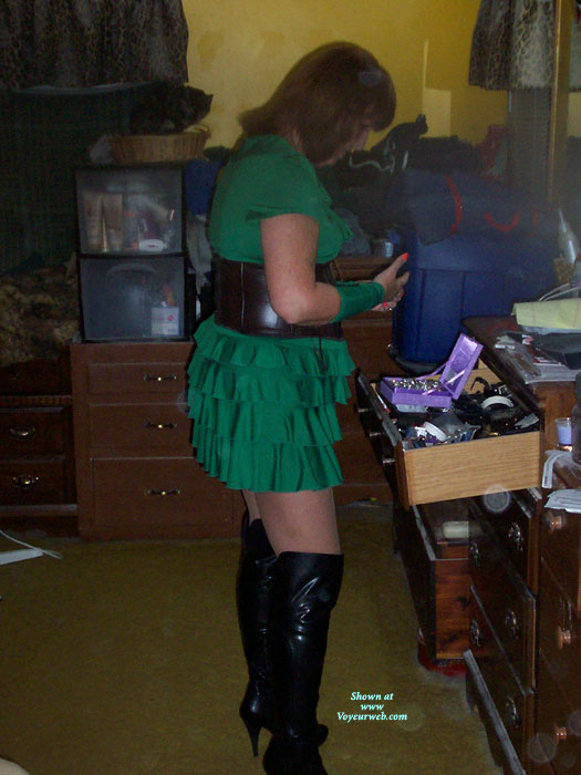 Pic #1 Topless Wife Halloween