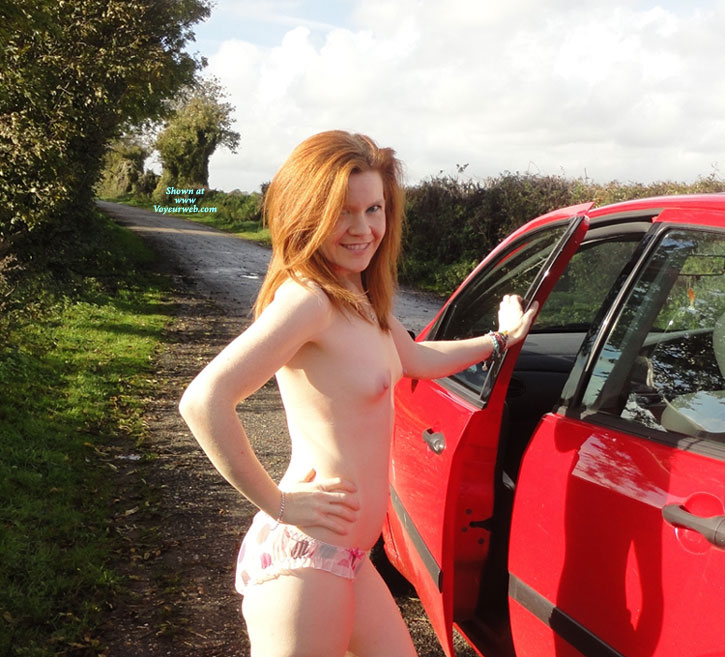 Pic #1Nude Me:&nbsp;Panties By The Car