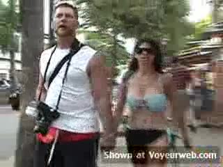 Pic #1Topless Amateur:&nbsp;She Showed Her Tits To Everyone In The Street!