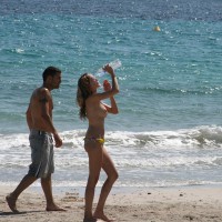 Pic #1 Beach Voyeur:&nbsp;Water Lady