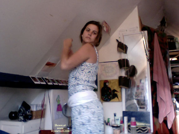 Pic #1 Topless Amateur Having Fun At Home