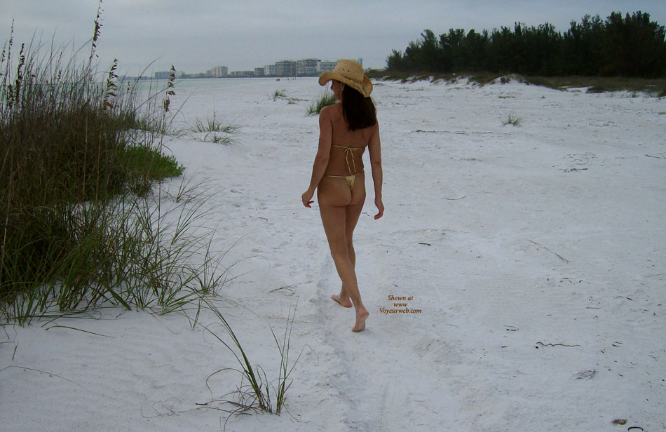 Pic #1Sexy Wife On The Beach