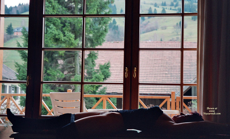 Pic #1Solo Of Madame M. In The Window Of A Hotel In Black Forest