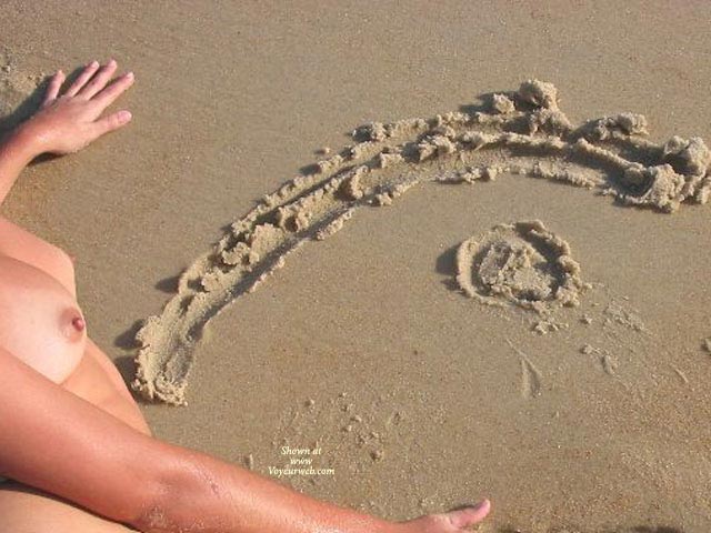 Tits On Beach - Voyeur , Tits On Beach, The Eye, Voyeur Web, Vw Logo