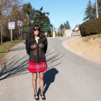 Pic #1 Undressing In The Park