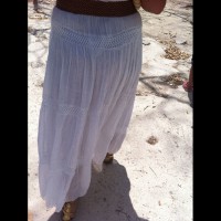 Pic #1 See Through White Dress