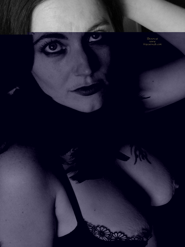 Pic #1Wicked Girl With A Black Boa