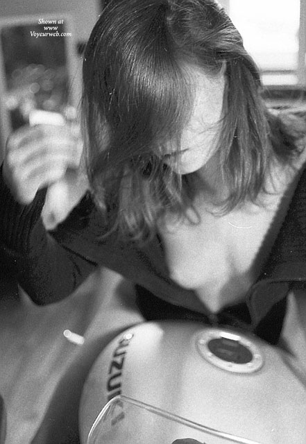 Pic #1Motodo Mounts Her Iron Horse