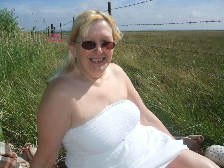 Pic #1Sexy Wife Stripping Naked Outdoors 1