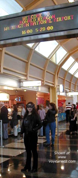 Pic #1MB! Elizabeth at the Airport, Part 1.