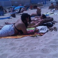 Topless Girls On French Beach Last May