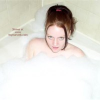 Pic #1Mitch 19 yo Busty Red in Bath