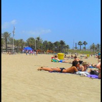 Pic #1 A Day At Barcelona Beach