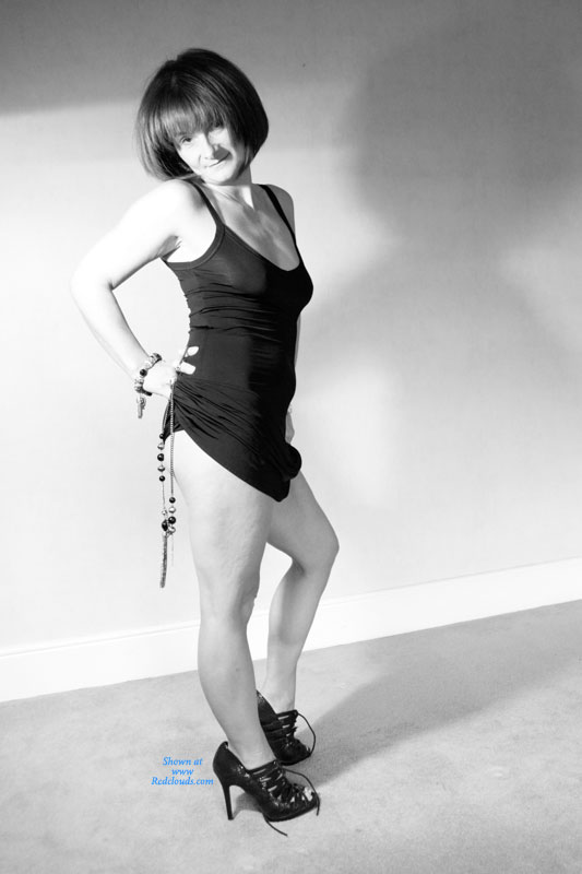 Pic #1See Through Black Dress
