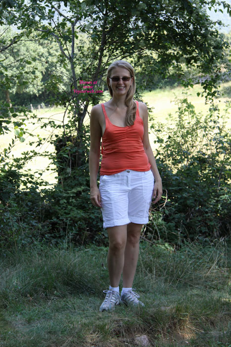 Pic #1 First Striptease In The Forest