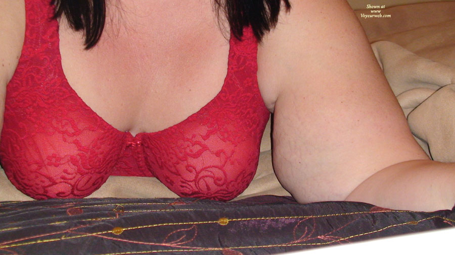 Pic #1Teasing Hubby With Cleavage Around The House