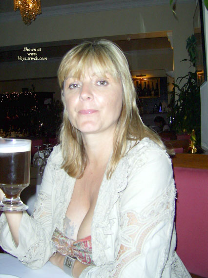 Pic #1Cj Flashes At The Restaurant