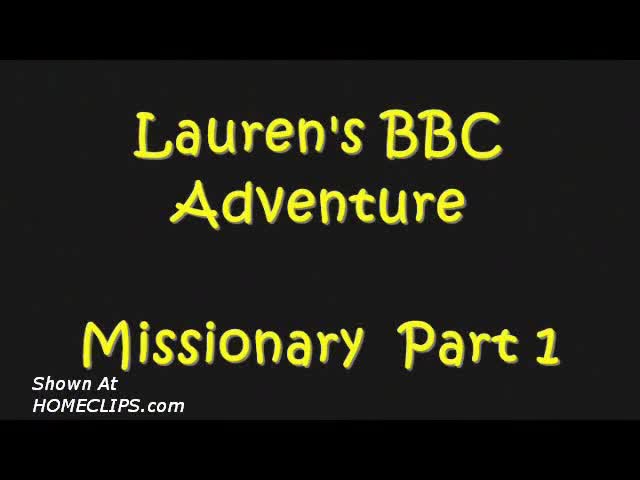 Pic #1Lauren-missionary Bbc